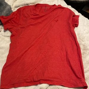American eagle red T shirt